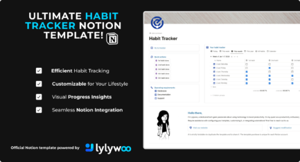 Habit Tracker Notion Template
