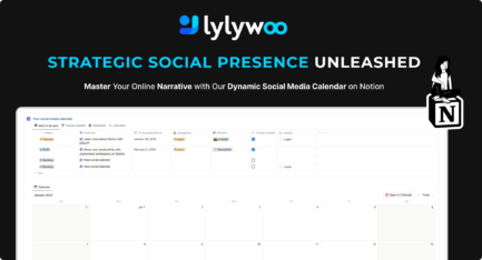 Social Media Calendar Template - Image 2